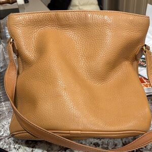 CoachChic Tan Leather Shoulder Bag